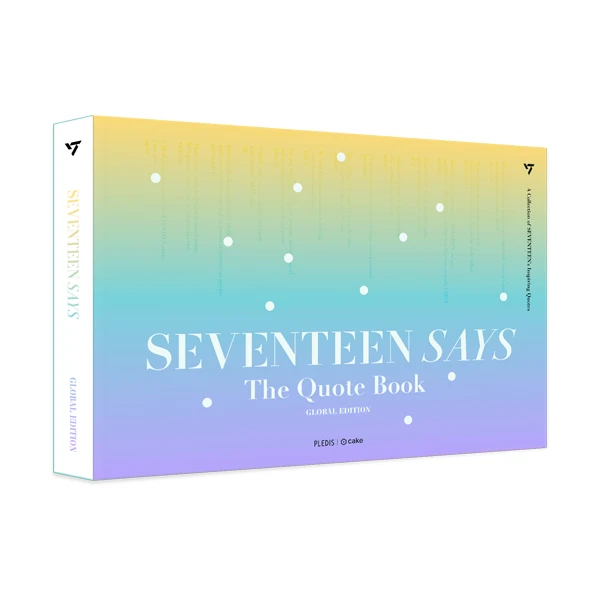 现货SEVENTEEN双语语录SAYS[The Quote Book]原装正版画册