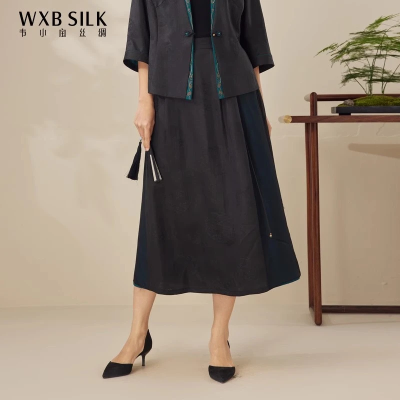 【古法香云纱】韦小宝春夏马面裙国风女士2211143337