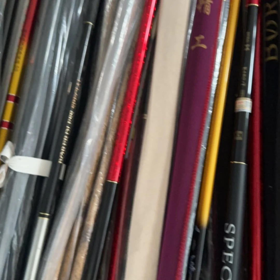 库存台钓鱼杆清理库存钓竿