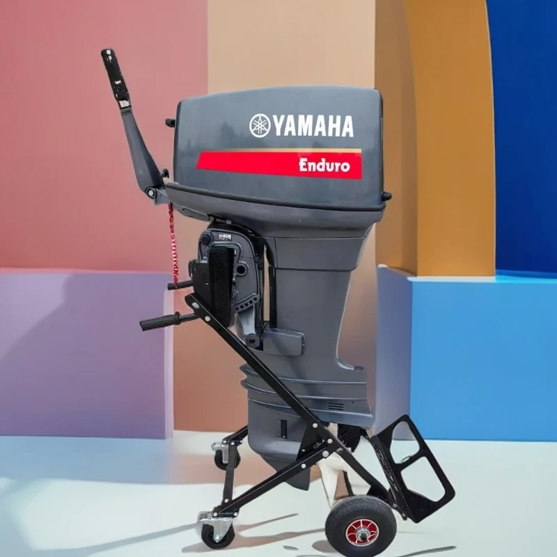 鲁舶船外机手推车船外机推车架子推进器固定支架手推发动机挂马达