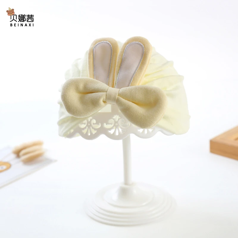 婴儿帽子夏季新款宝宝囟门帽可爱超萌网红印度帽纯棉新生儿胎帽薄