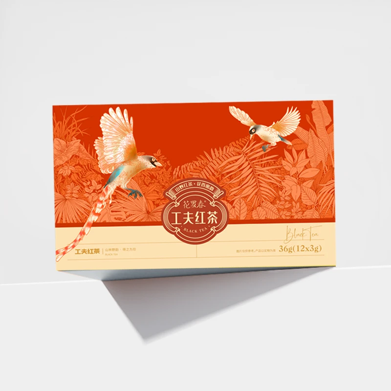 【花罗春new】花果香工夫正宗红茶叶高山茶叶独立小包装3克*12包