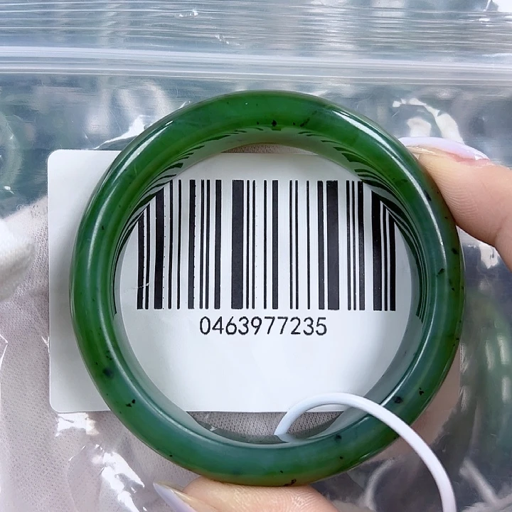 和田玉（碧玉）手镯未镶嵌馨***55