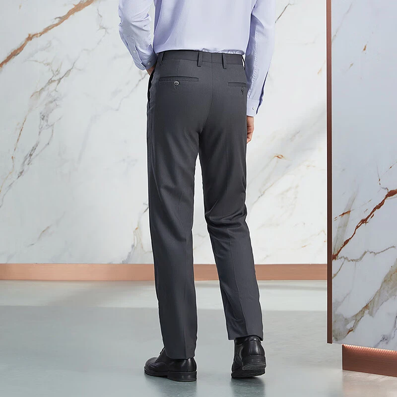 【高端系列】柒牌男装休闲西裤2025春季潮流修身商务正装直筒长裤