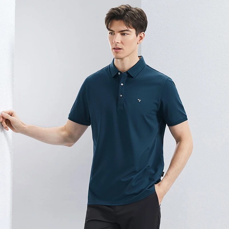 【5A抗菌2A防螨】柒牌男装短袖t恤舒适新疆棉潮牌polo衫休闲上衣