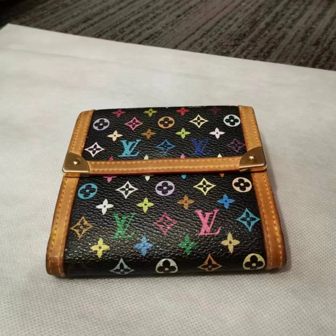 95新 LouisVuitton/路易威登 莉哥精选/单肩包/三彩钱包269
