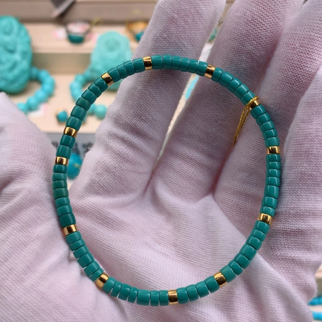 绿松石珠宝奇石未镶嵌3.7