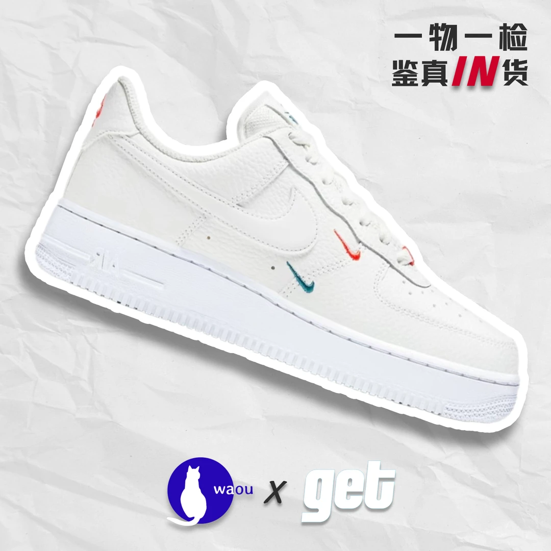 Nike Air Force 1 AF1白双勾迈阿密空军一号低帮板鞋女CT1989-101
