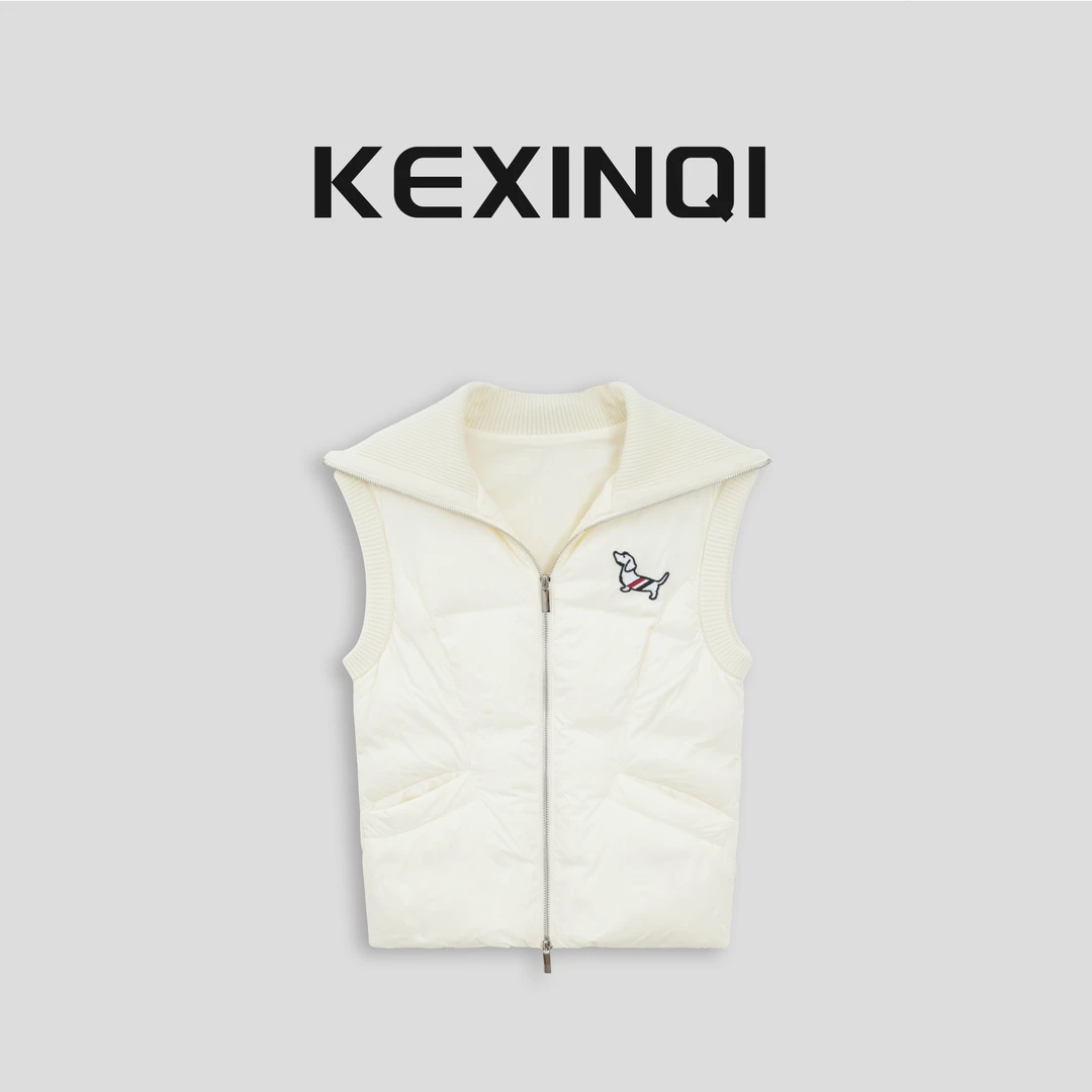 KEXIN 小狗羽绒 2024早秋新款百搭显瘦款上衣马甲-249MJZKX21218
