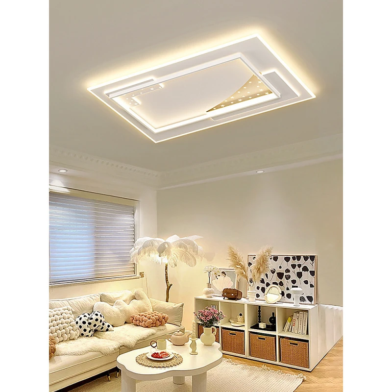 客厅灯现代轻奢大气卧室星空主灯吊灯吸顶灯灯具护眼全屋套餐CC52