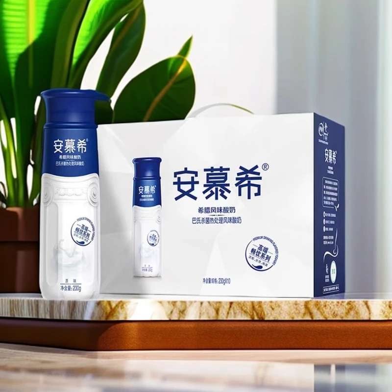 1月产伊利安慕希高端希腊原味230g*10盒