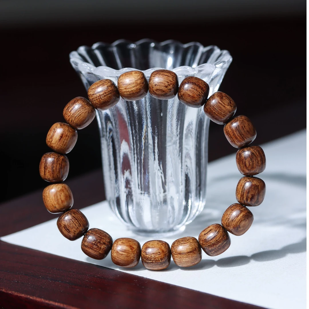 【高兴出品】 贡木满油水波纹10mm老型手串 GM01