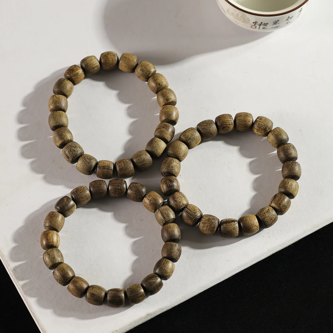 【高兴出品】DL02 达拉干11mm沉香桶珠手串 多样性发其一