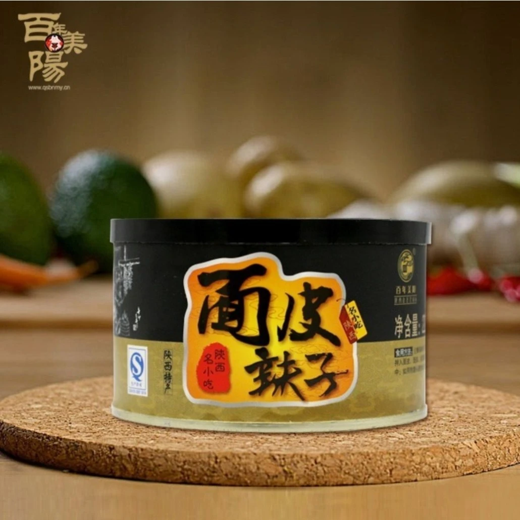 百年美阳面皮辣子220克/罐*2 特色凉皮凉菜凉肉专用陕西油泼辣椒