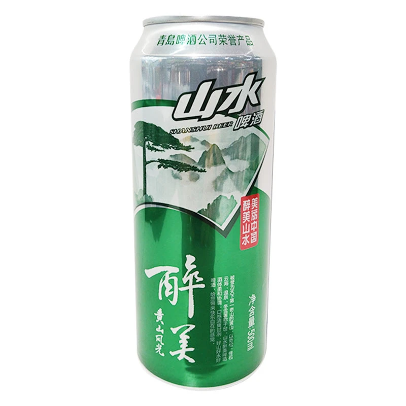 青岛 山水醉美啤酒 500ml