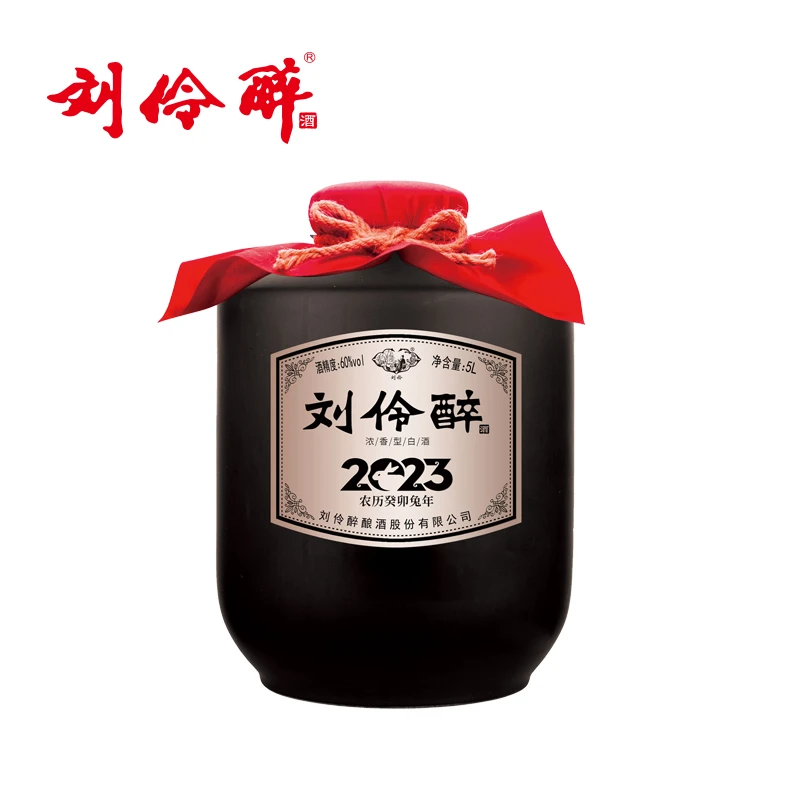 刘伶醉5000ML兔坛纯粮固态浓香型白酒经典宴请60度5000ML