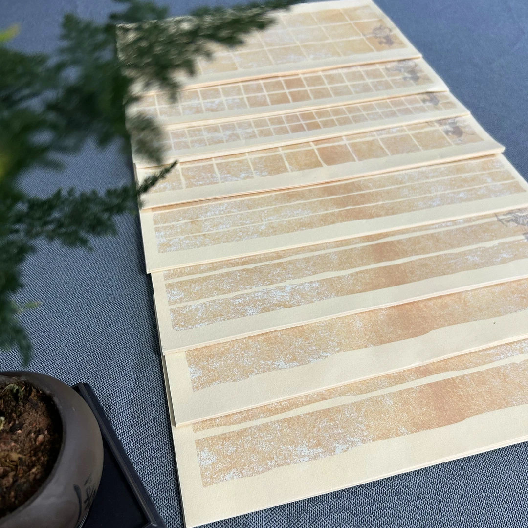 壹纸文房  蜡染微喷 经典车马拓片复古碑帖7分熟书法创作纸