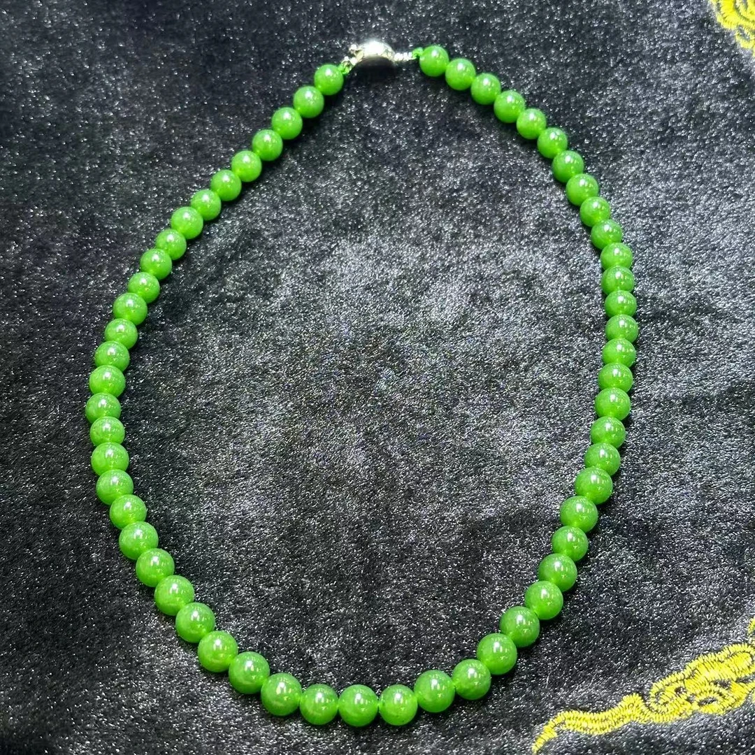 LU-精美菠菜绿色项链*lu110