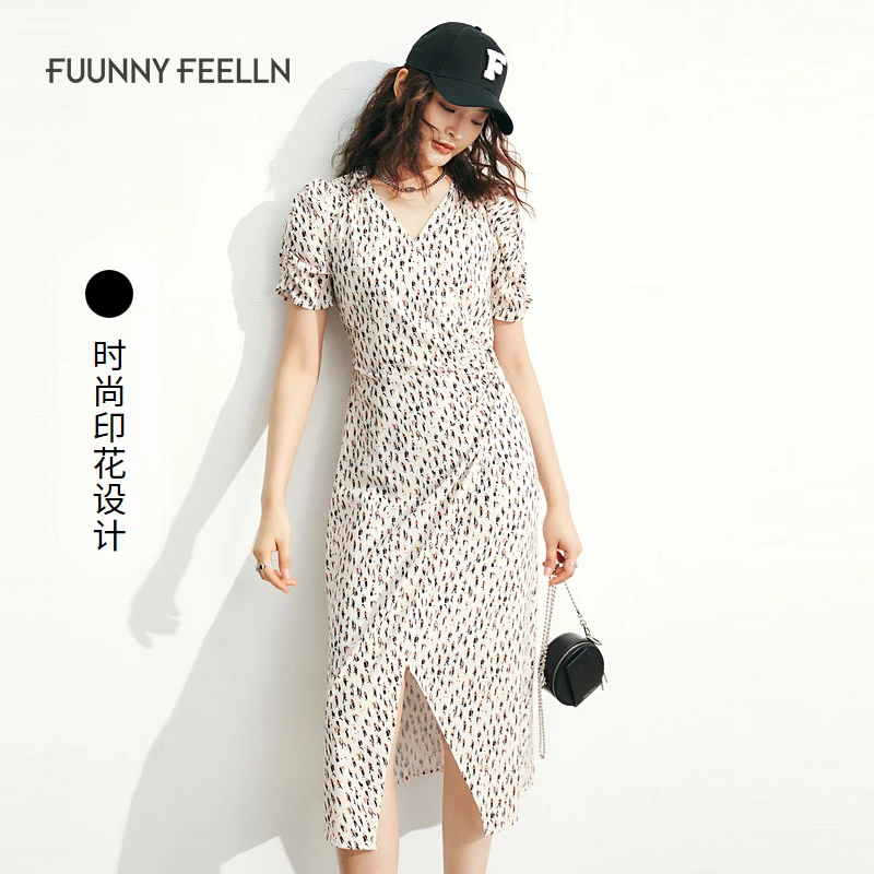 【粉丝专享】FF||仿佛夏季新款碎花连衣裙FF01544