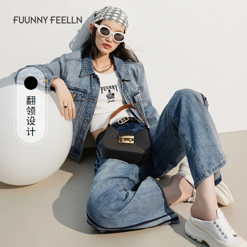 【达人专属】「班味时尚」FF仿佛牛仔上衣女外套女小个子FC00661M4