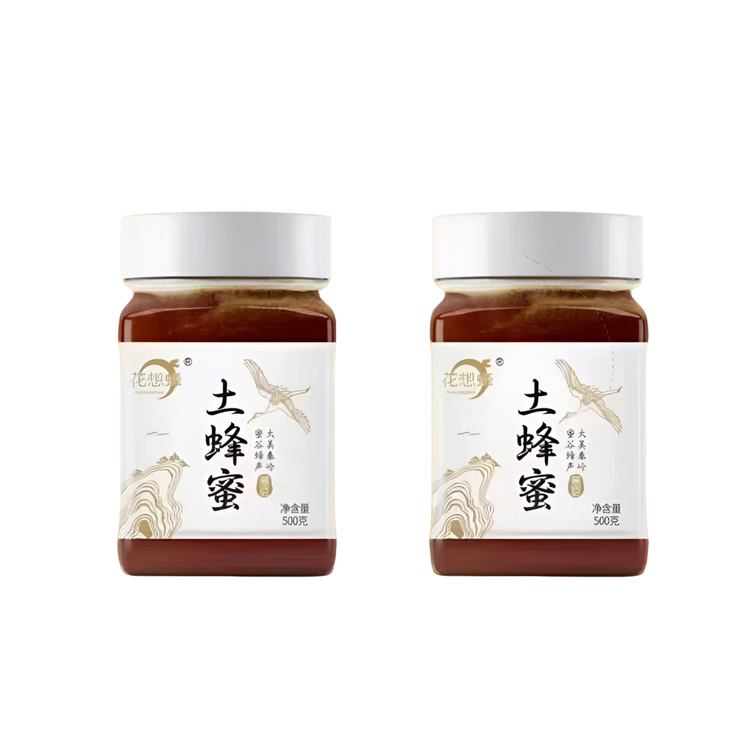 【花想蜂】秦岭正宗野生土蜂蜜500g/瓶