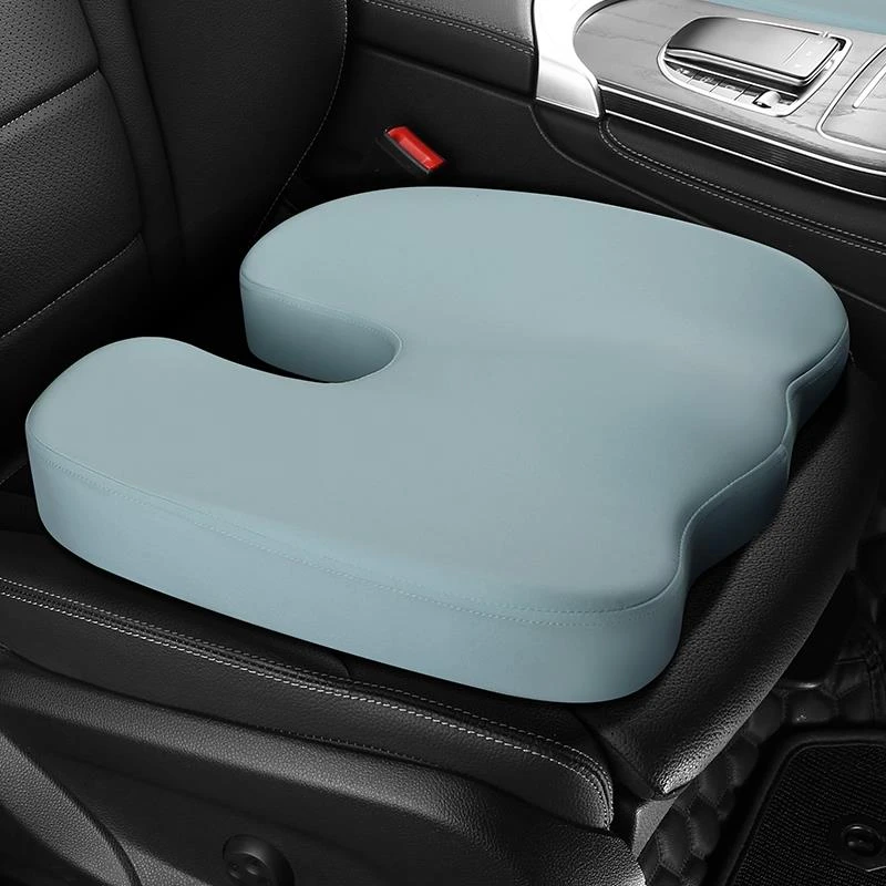 汽车坐垫四季记忆棉增高北汽新能源单个人体工学慢回弹EV高档通风