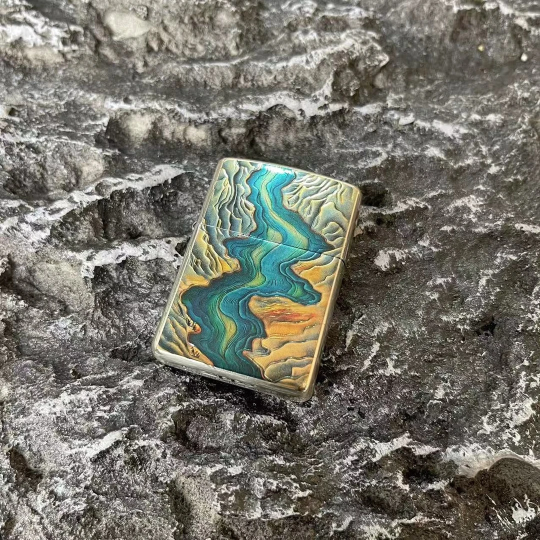 zippo打火机 DB 162高山流水 DY9910FD338dabai