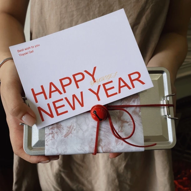 YOYOKI美甲圣诞礼盒新年套装流行秋冬红色甲油胶美甲亮片闪粉限量