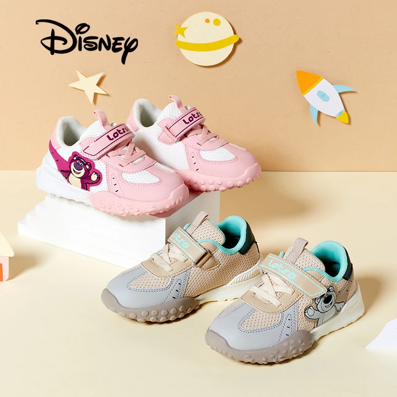 Disney/迪士尼童鞋儿童运动鞋秋季新款软底男女童小孩鞋子草莓熊