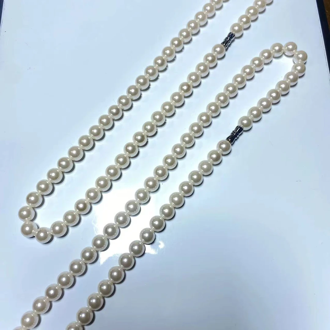 SP-9002高品质澳白珠光感女款妈妈链项链卡8拍一发一多样性发货DR