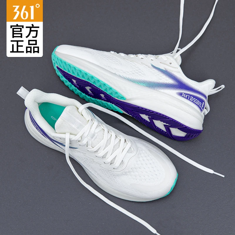 361运动鞋减震回弹专业跑步鞋男鞋冬季新款防滑网面透气跑鞋男款