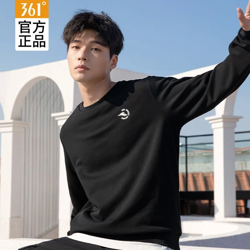 运动卫衣男款2025秋冬款休闲潮流透气长袖套头衫圆领情侣卫衣