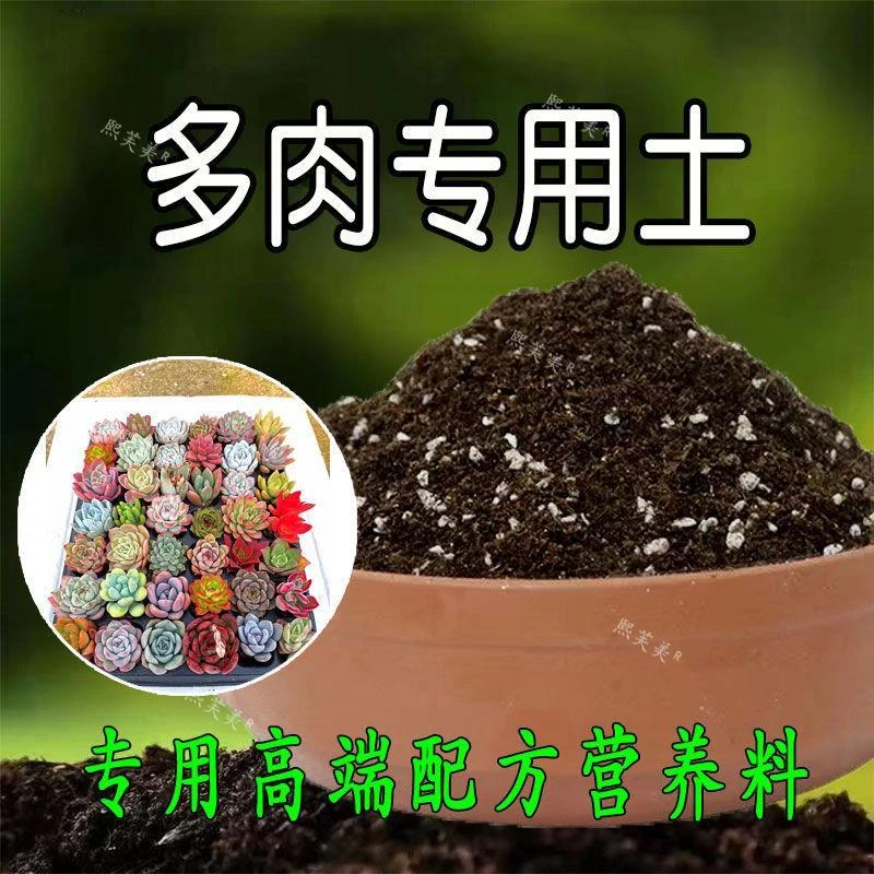 多肉专用土多肉土花土营养土多肉通用型专用有机营养土花泥腐殖土