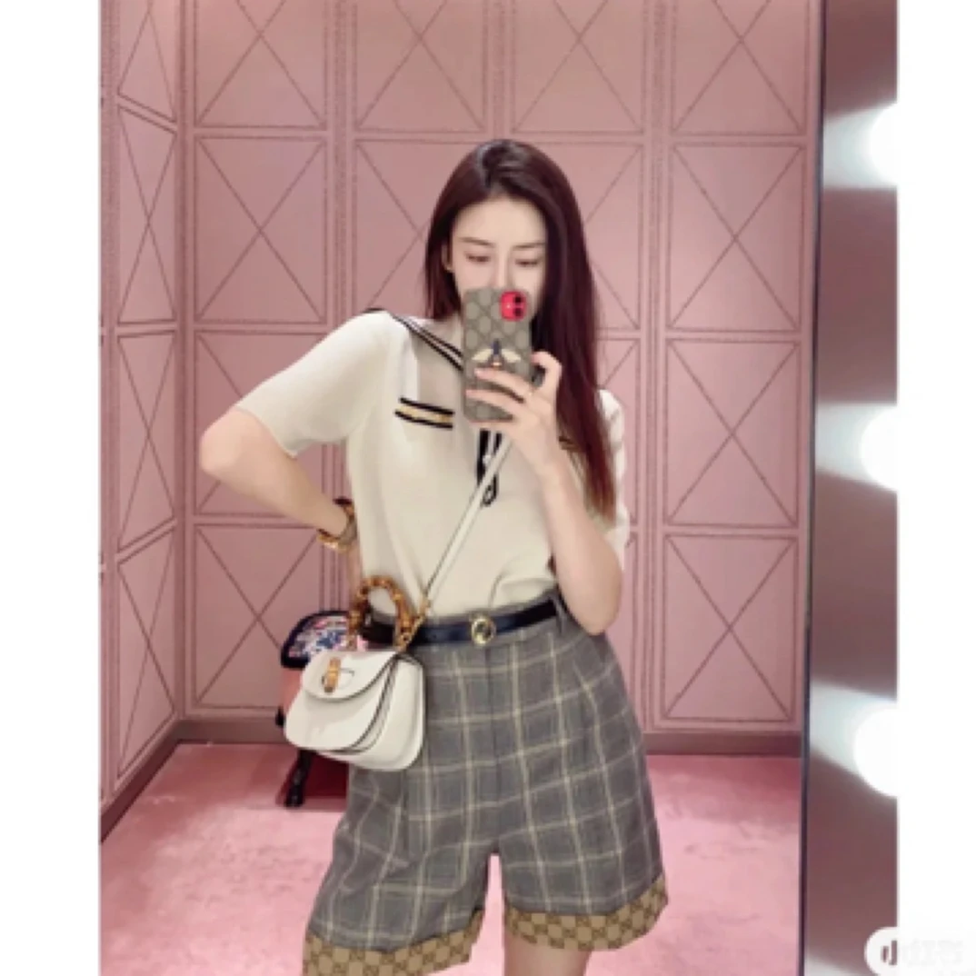 99新 GUCCI/古驰 GUCCI】#古驰复古格纹短裤