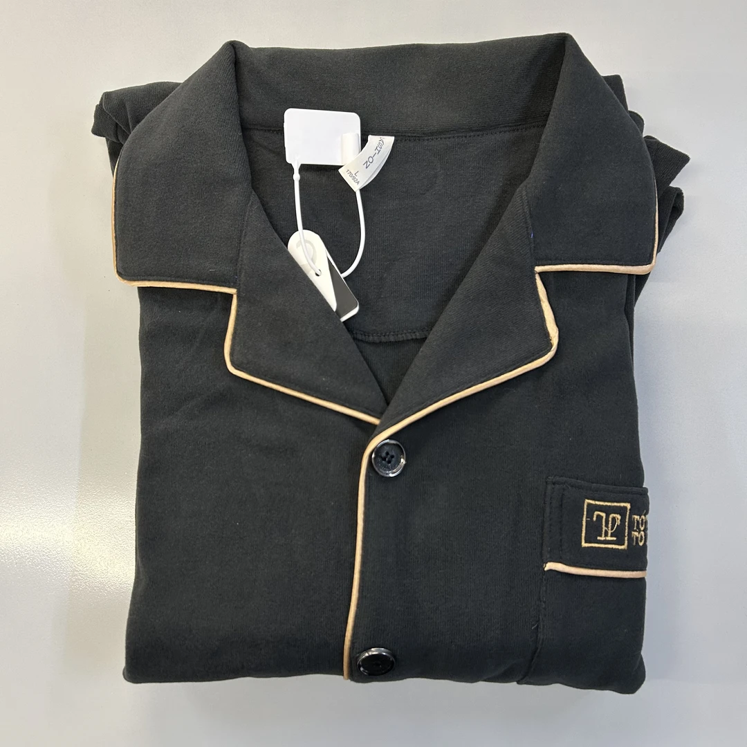 『男款德绒』2024新款加厚德绒睡衣男士秋冬长袖宽松保暖家居服套装