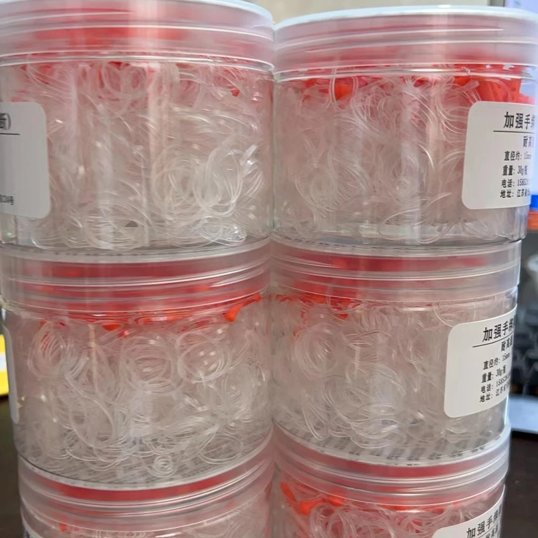 加强手绑颗粒皮筋无铅顶针耐高温高弹力