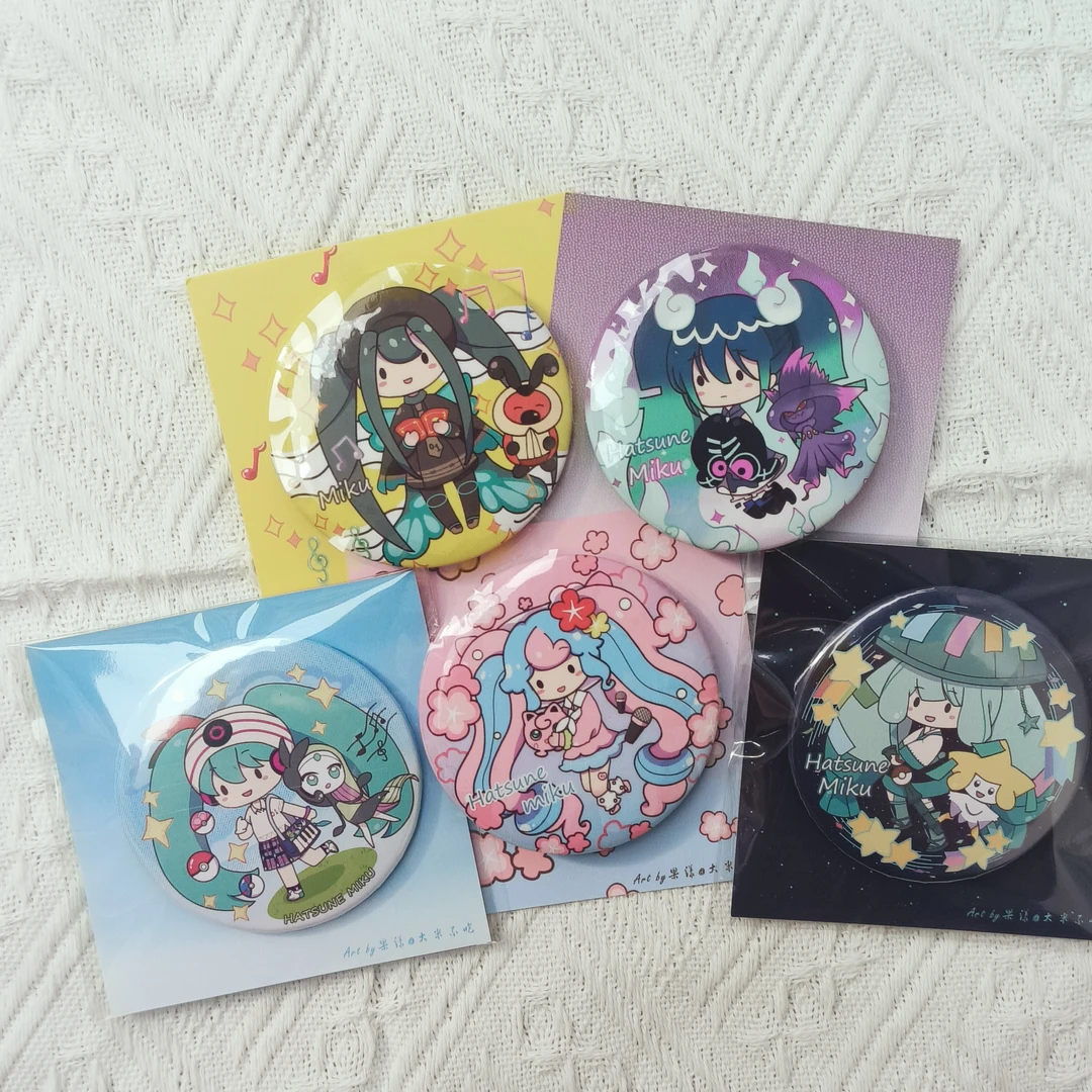 〔大米不吃-初音未来x宝可梦〕 画师独家授权同人 周边 吧唧 谷子