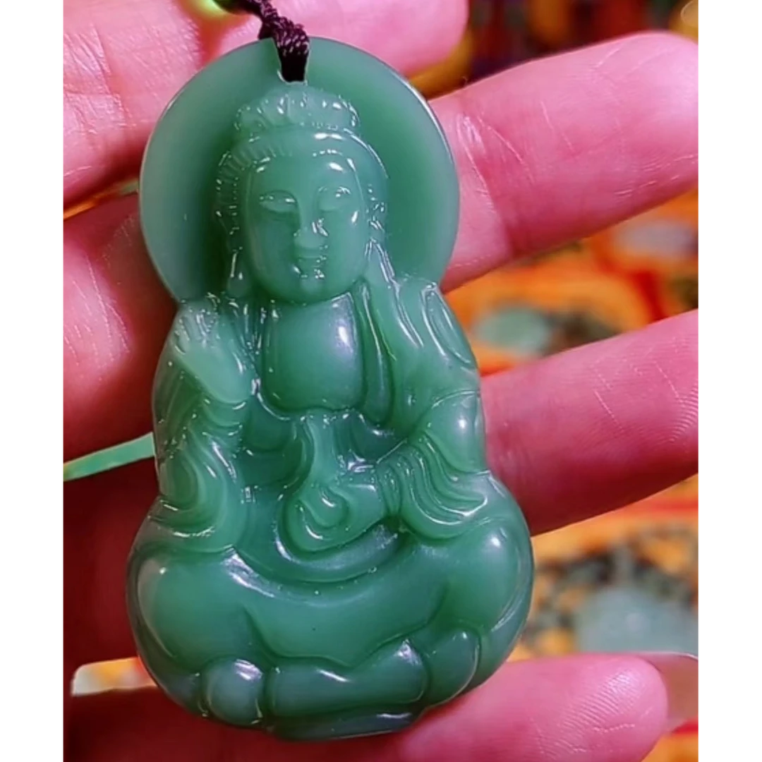 13粉丝福利深绿色八角观音时尚百搭