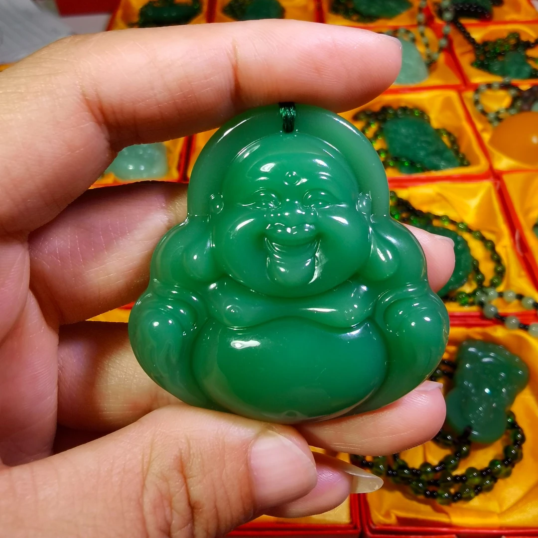 14粉丝福利深绿色大肚佛公时尚百搭