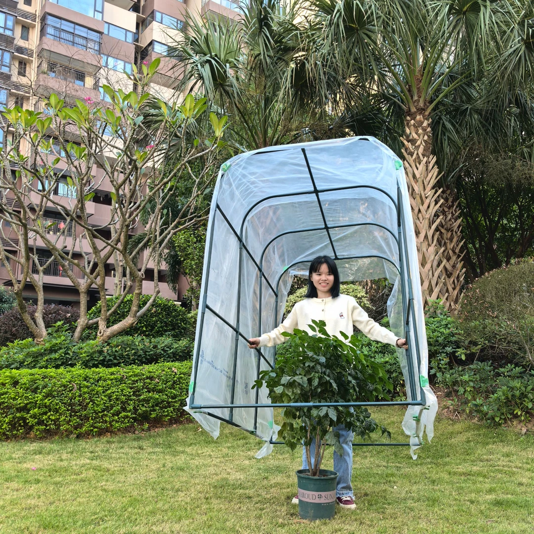 【16加粗管】花棚暖房家用花卉多肉阳台温室花房防冻保温挡雨小暖棚