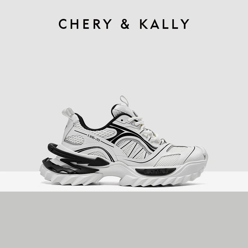 CHERY KALLY（秘境探险）女士运动鞋时尚老爹鞋增高厚底961LD4051