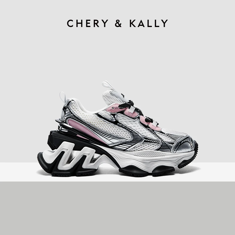 明星同款百搭女士厚底运动鞋老爹鞋夏季薄款透气美式鞋子女款夏季