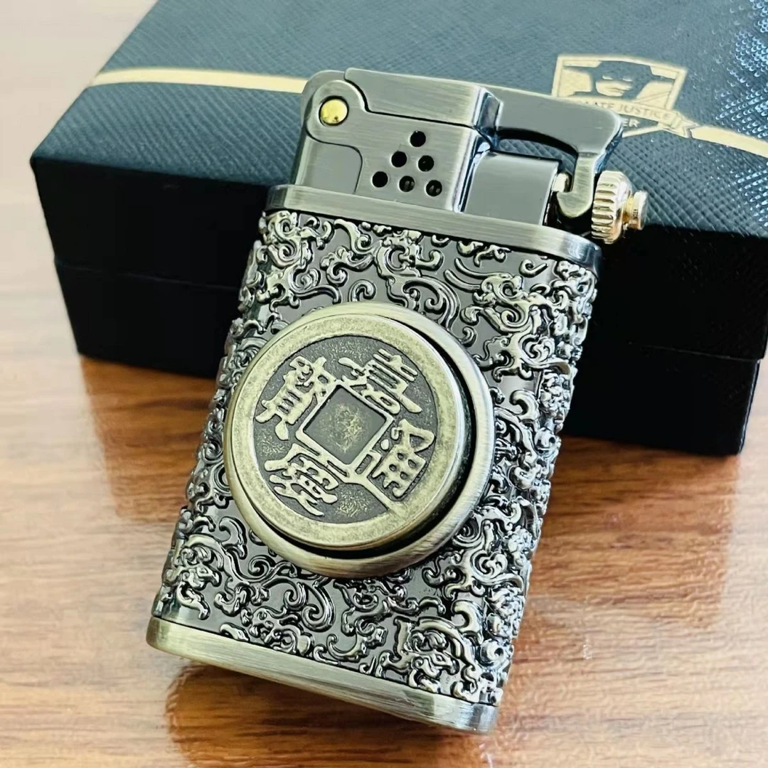 ZORRO一键弹射时来运转六字真言打火机