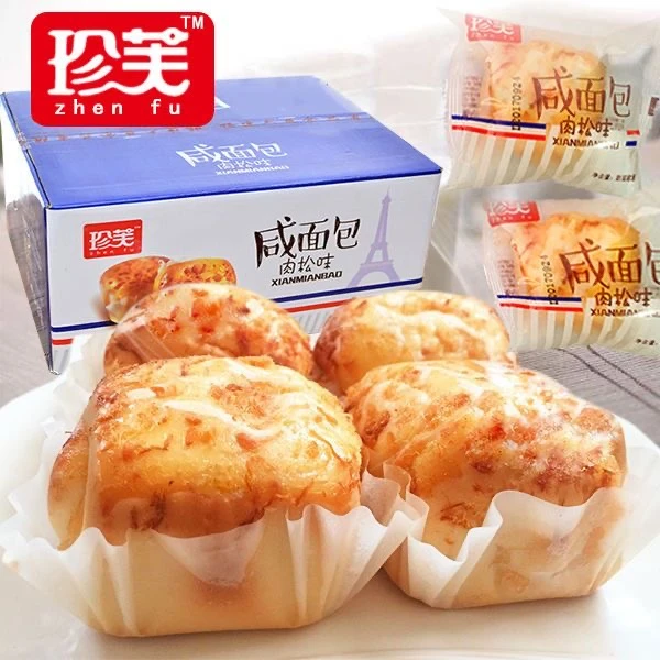 珍芙咸面包肉松味夹心面包营养早餐整箱休闲食品蛋糕懒人零食吐司