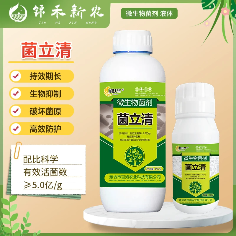 菌立清根腐病白粉病灰霉病叶斑病溃疡病预防土传病害微生物菌剂