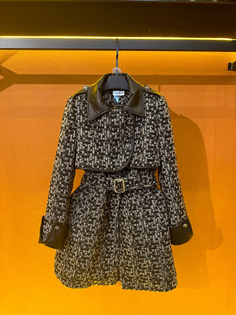 品牌-2024冬季新款时尚气质中长款大衣BHK1004