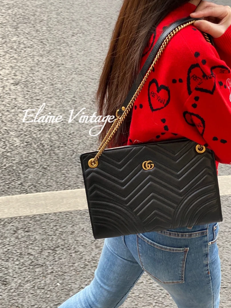 95新 GUCCI/古驰 马蒙夹子包 气质款