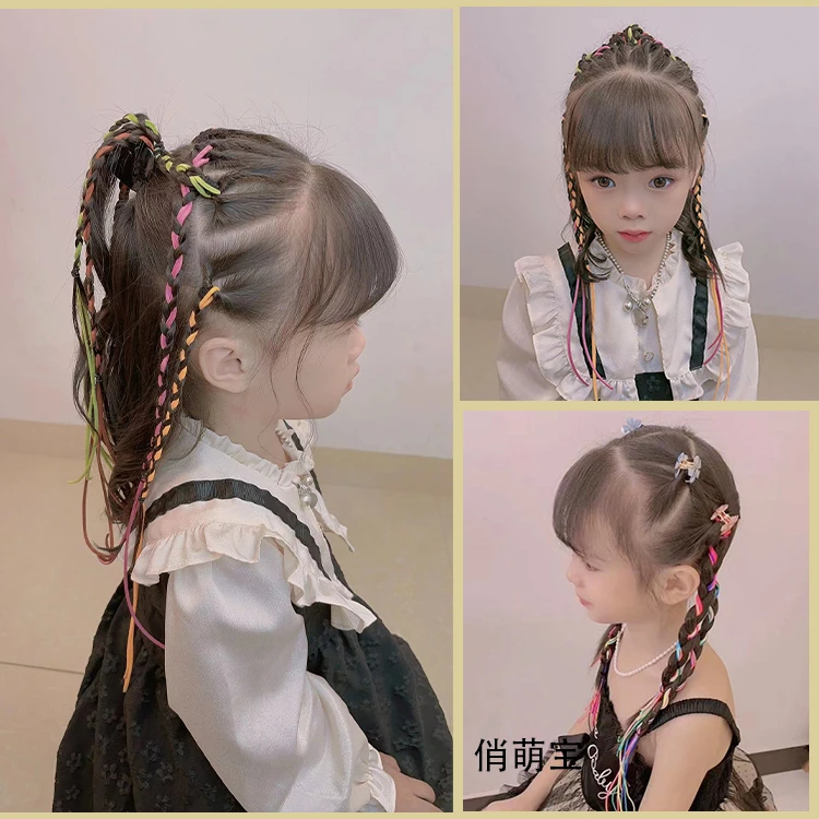 【俏萌宝】发饰头饰编发彩绳马尾彩带脏脏辫发饰