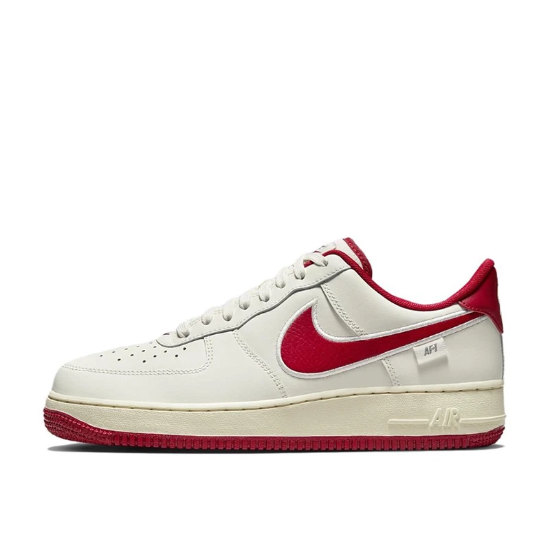 耐克NIKE AIR FORCE 1 AF1白红 空军低帮板鞋 FV0392-101