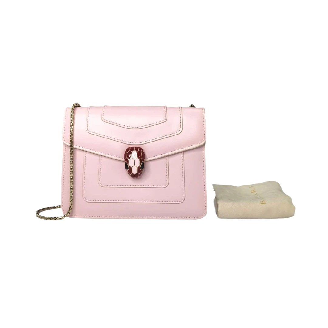 95新 BVLGARI/宝格丽  安洁利严选蛇头包/BK0139977 斜挎包